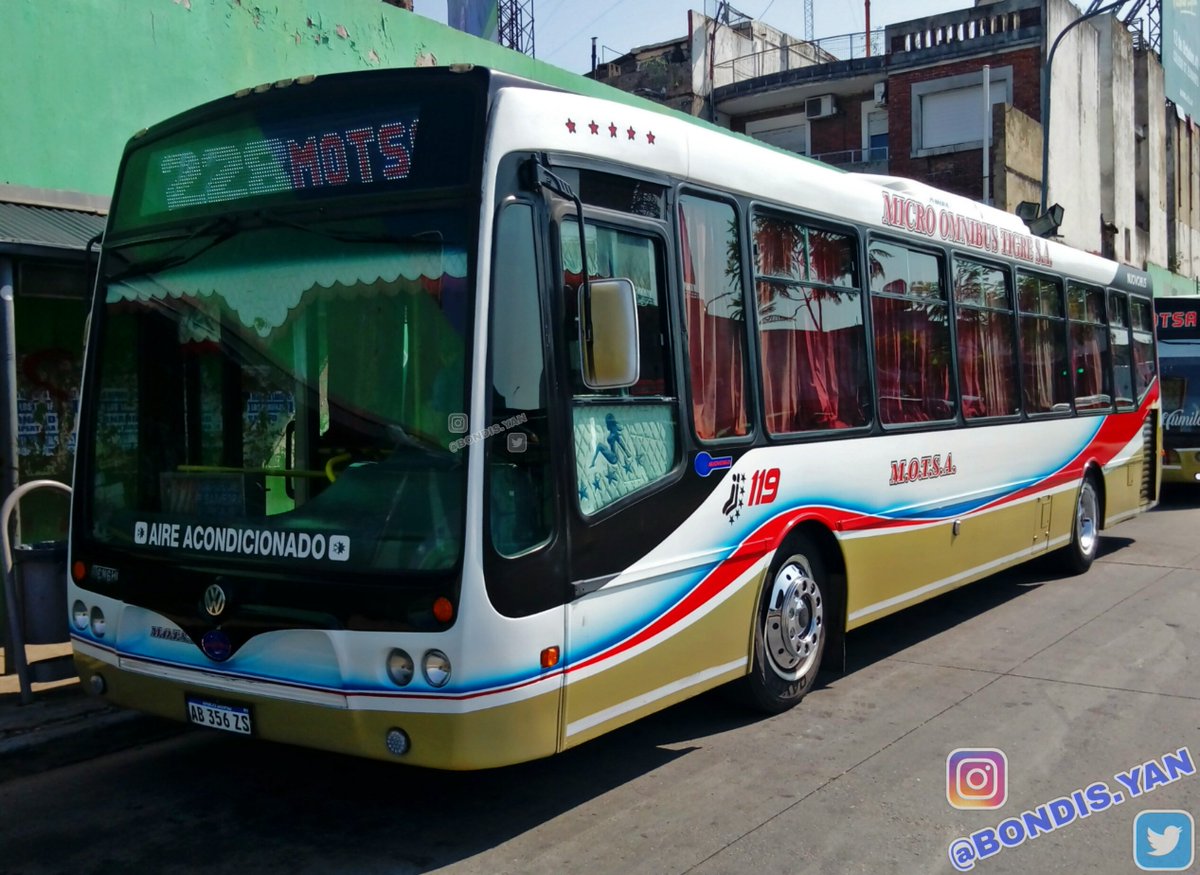 BondisYan's tweet photo. .
Línea ❷❷❽ / Interno 119 / M.O. TIGRE S.A. / VolksWagen 18-280 OT / Nuovobus MENGHI / Con A-A / Patente AB 356 ZS / Año 2017 .
#linea228 #motsa #nuovobus #nuovobusmenghi #volkswagen https://t.co/j7gaiLj2fV