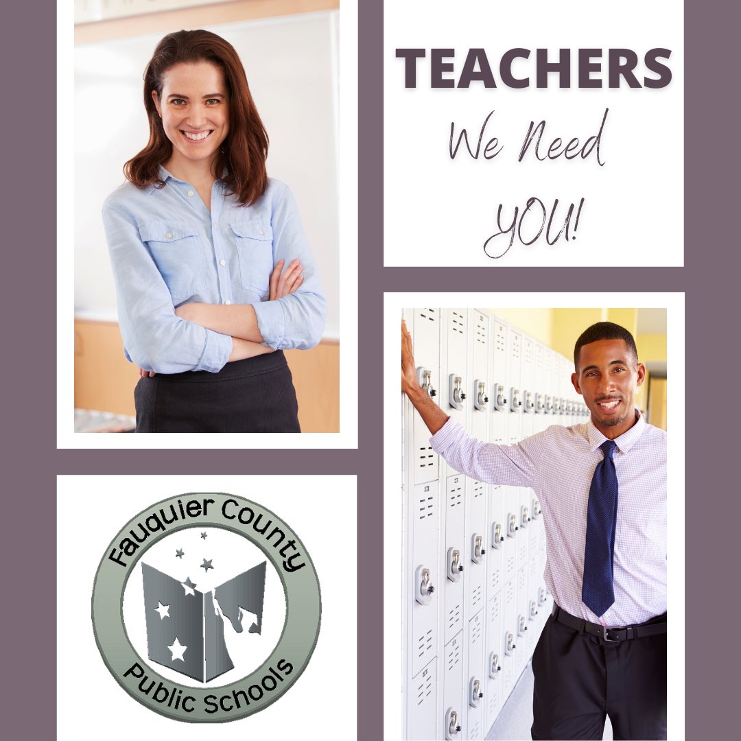 FCPS1jobs's tweet photo. Back home from school? Looking for work in your area of study? Why not gain some experience right here close to home! Apply today at https://t.co/DwyG9r2mQc! #local #hiring #FauquierCounty #FCPS1 #vastudents #tempwork https://t.co/SE6SwUSTS1