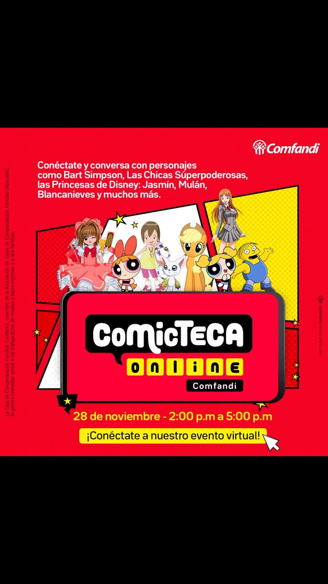 Entra a comfandi.com el evento es gratis INSCRÍBETE!!