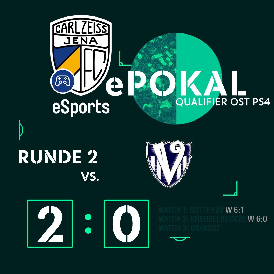 fccesports's tweet photo. Wieder ein 2:0 Erfolg! 💪🏻

Jetzt geht es gegen FC Union Cottbus! https://t.co/1ClUCZEV4d