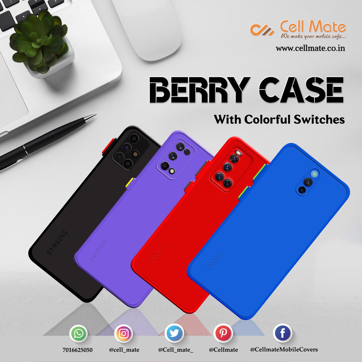 You demanded and we delivered. 
Here's a basket full of #Berry #PhoneCases for Samsung F41,Poco X3 And 100+ Models!

Visit us on cellmate.co.in

#Cellmate #CMCover #MobileCover #MobileCase #BerryCase #BumperCover #BumperPhoneCover #ColorSwitch #ColorfulMobileCover