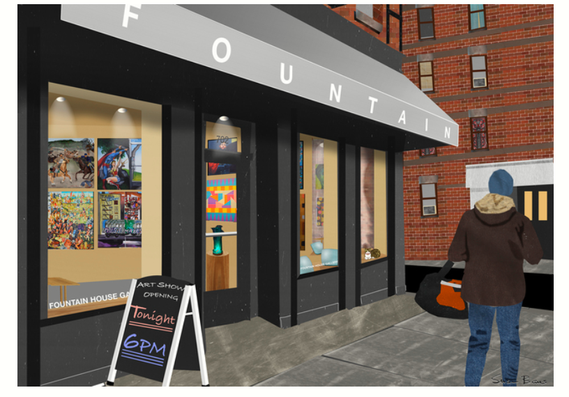 <a href="/FountainGallery/">Fountain House Gallery & Studio</a> – the premier venue in New York City representing artists with mental illness – today announced the upcoming exhibition Small Works: $100 &amp; Under. Until Dec 23, 2020.

artsy.net/show/fountain-…

Image: #SusanBaus (2020)

#OutsiderArt #selftaughtart #RawVision