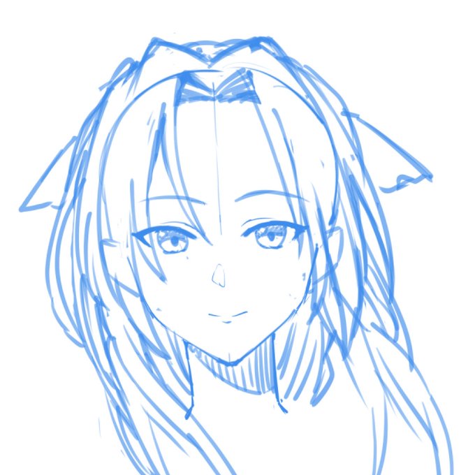 エアリスの髪型難しいなー 