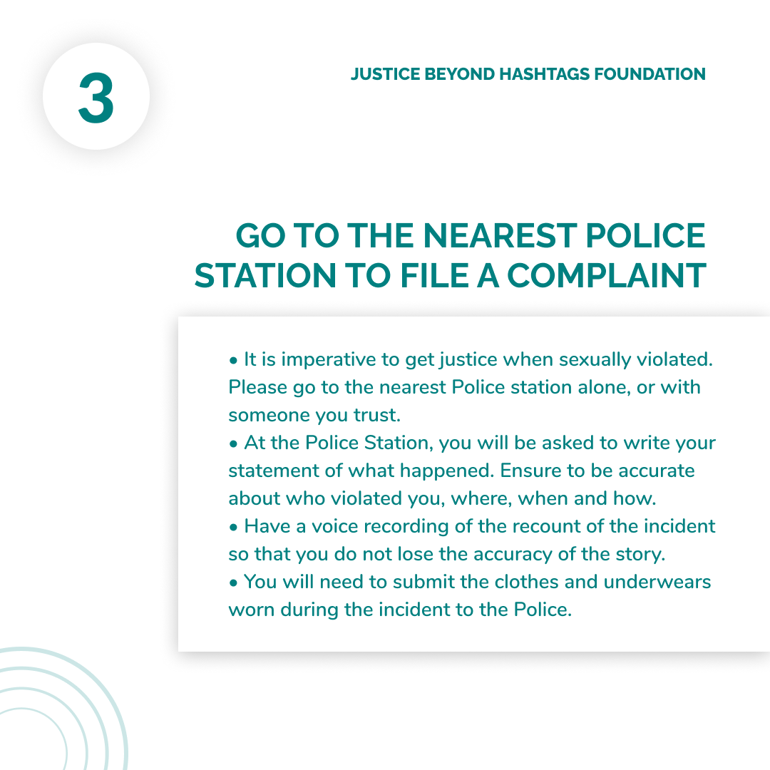 Beyond_Hashtags's tweet photo. We understand that you may not know WHAT TO DO WHEN YOU/SOMEONE YOU KNOW HAS BEEN RAPED, we hope this guides you.

Ultimately, we are here to help, you can also send a DM, call 08073349075 or email at justicebeyondhashtags@gmail.com

We look forward to hearing from you.💖 https://t.co/Pzj5EFBTjo