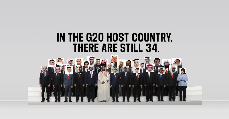 SunjeevBery's tweet photo. Saudi Arabia has jailed 34 journalists.
More: https://t.co/w6zDxdq5UD
#UnmuteSaudiVoices
#G20SaudiArabia
#G20RiyadhSummit
#PENCounterSummit
#G20
#قمه_العشرين https://t.co/mHCs2xRUMY