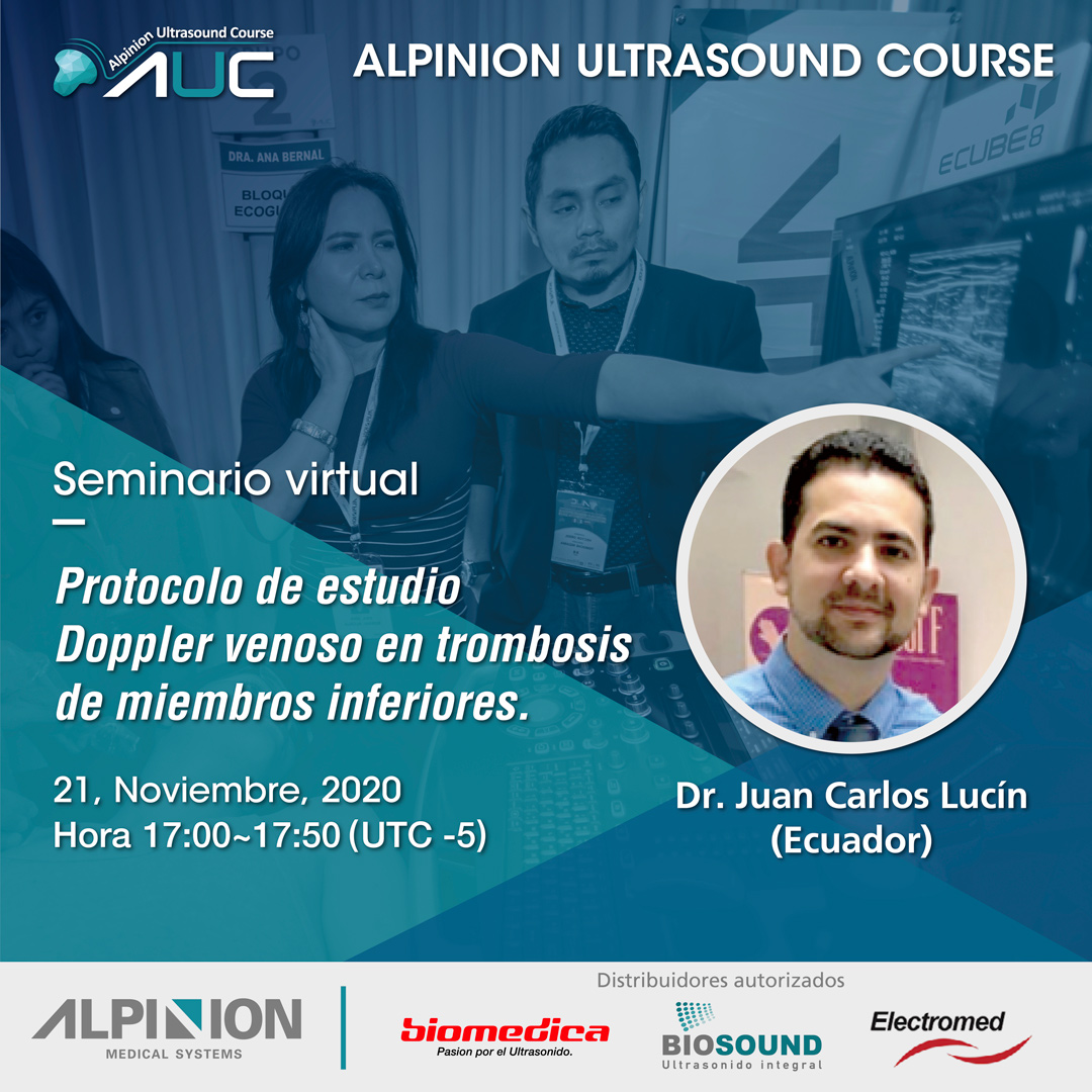 escuelacentrus's tweet photo. #AUC Seminario Virtual
Cuarta Charla
Protocolo de estudio Doppler venoso en trombosis de miembros inferiores

Fecha: 21 de Noviembre 2020
Hora de inicio: 15:00  (UTC -5)

👉 Se entregará Certificado 

Puede seleccionar la charla que desea al registrarse:
https://t.co/3IZ3MTgvzG https://t.co/hE96KPCfTn
