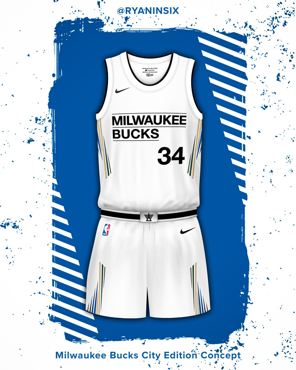 myself and nine other designers decided to redesign all thirty teams' city edition uniforms, you can check out the full  #CityReconstruction project here:  https://uni-watch.com/2020/11/21/the-city-edition-redesigns-project/first up for my designs, the milwaukee bucks