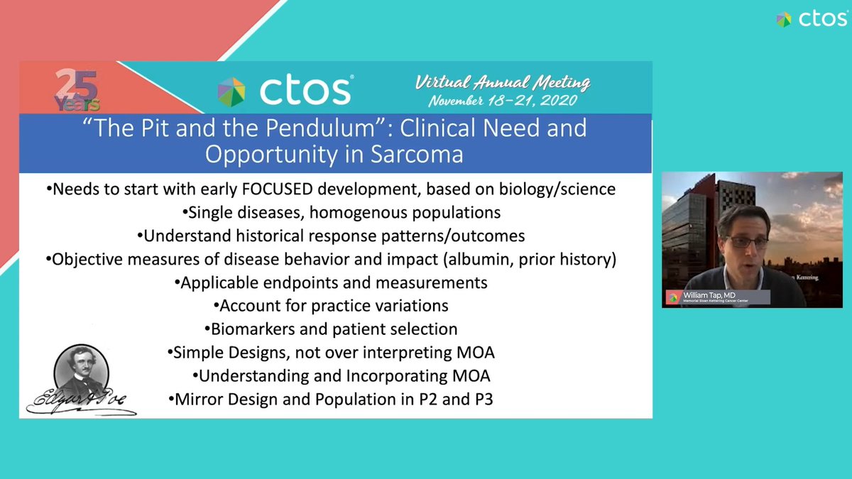 pawel_sobczuk's tweet image. Beauty of #sarcoma research, needs and opportunities in sarcoma trials by @WTapMD @ #ctos2020