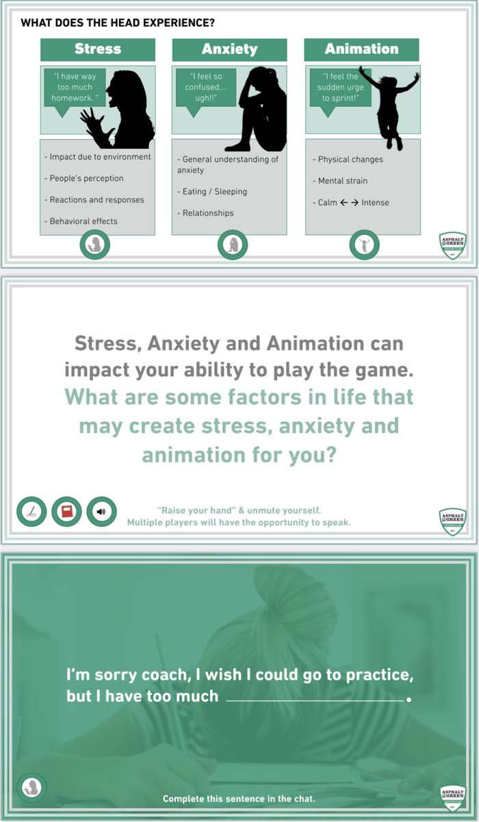 Yesterday marked meeting 2 of the <a href="/agsoccerclub/">Asphalt Green Soccer</a> Female Empowerment &amp; Mentorship Program. The players were so engaged and committed to the topic...Sports Psychology! Great questions and responses throughout the meeting. Next session is on Confidence &amp; Motivation.