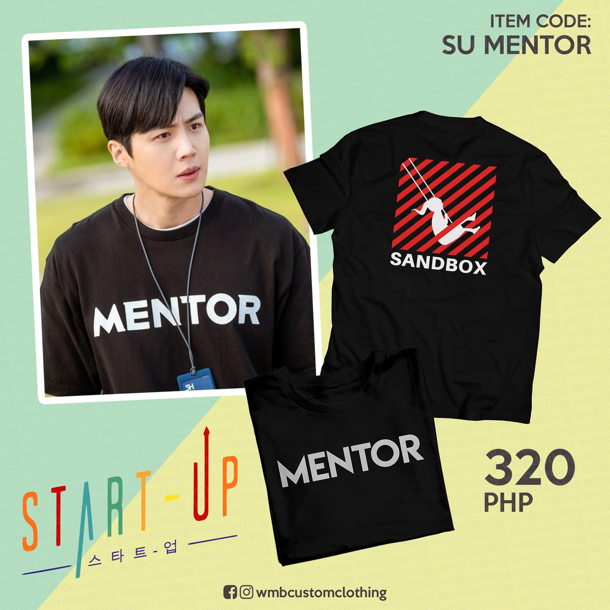 wmbcustoms's tweet photo. Check out these shirts as seen on Dalmi & Ji-Pyeong!
Designs are still available for order. Check out our full Start-Up collection on the link below ‡οΈ
https://t.co/DqEcGDrU4O
Also available on Shopee & Lazada!
#StartUp #Kdrama #Dalmi #Jipyeong #WMBClothing #WMBC #WMBCustoms https://t.co/1alTXZq5ty