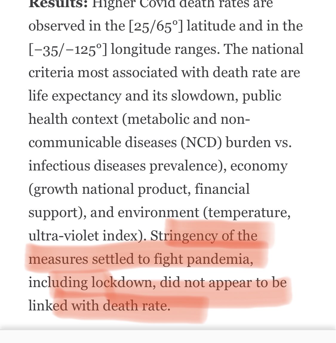 First, this study shows death rates were influenced by factors like geography and elderly population (life expectancy) but NOT by stringency of Gov imposed measures  https://www.frontiersin.org/articles/10.3389/fpubh.2020.604339/full