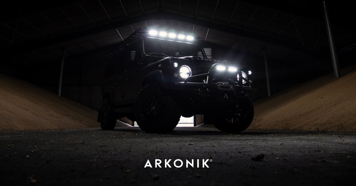 arkonikdefender's tweet photo. Our latest mighty Defender will be revealed tomorrow, and it’s every bit as bold and powerful as its name would suggest. Subscribe now and take a front row seat: https://t.co/syKzVDBA7H

#Restored by Us. #Reimagined by You.
#WeAreArkonik Photo: @JamesCheadle 

#ArkonikDefender https://t.co/oRNo4U1D9N