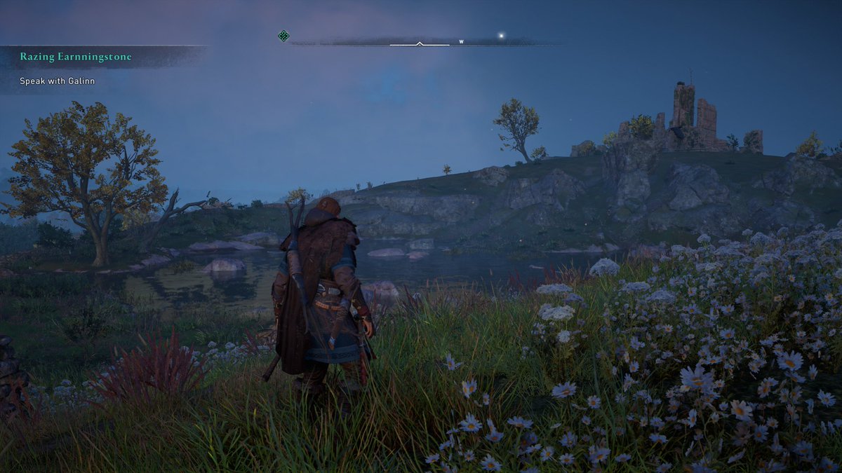 Hannahhh_18's tweet photo. This game is beautiful and I can pet cats and raid villages, I'm happy #AssassinsCreedValhalla https://t.co/NeUZMFzrcL