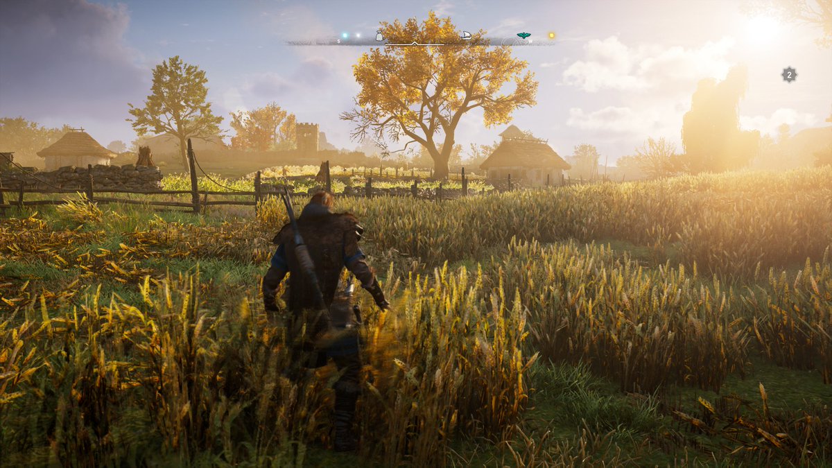 Hannahhh_18's tweet photo. This game is beautiful and I can pet cats and raid villages, I'm happy #AssassinsCreedValhalla https://t.co/NeUZMFzrcL