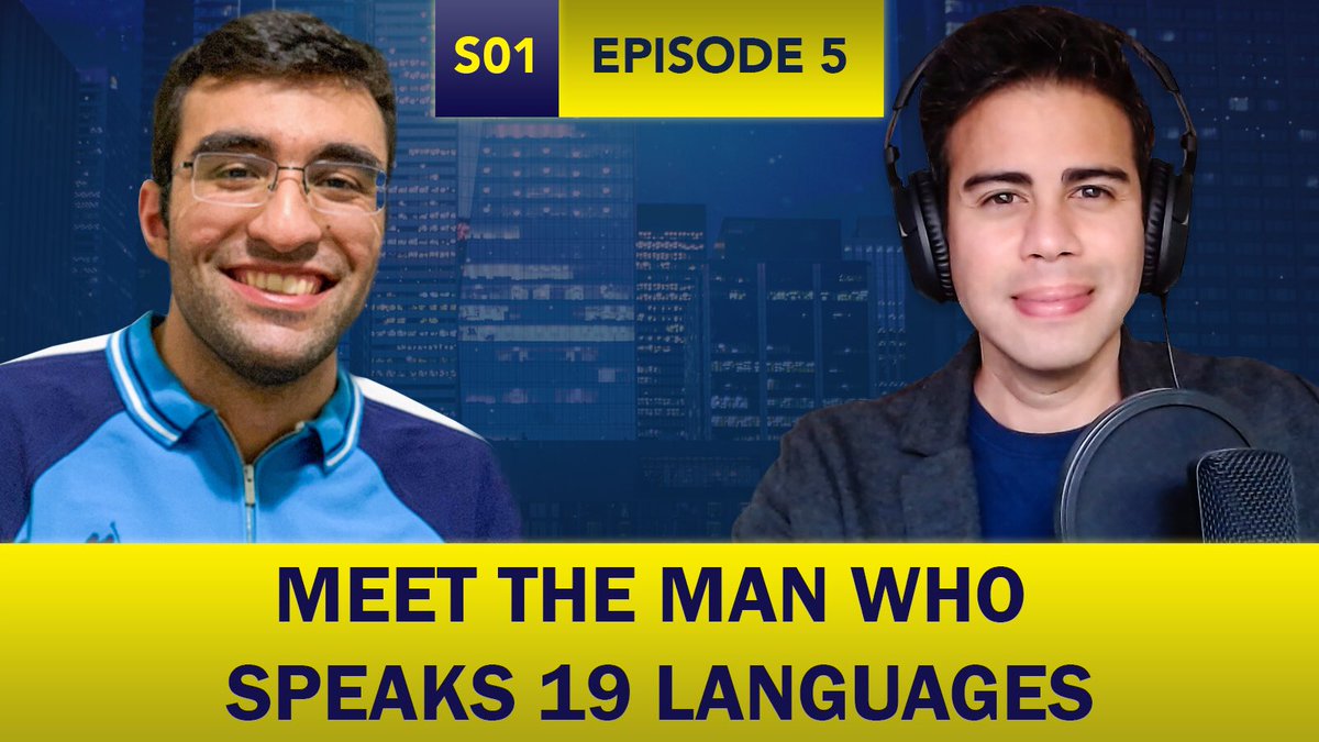 JobTalksCanada's tweet photo. 🤔Did you get a chance to check out this week’s episode? #Podcast 

🎓Georges Awaad is a linguistics student extraordinaire! #Polyglot #Languages 

🎧 Hear his expert tips &amp; fresh take on tackling a new language here ➡️ https://t.co/flmBvjEkf0 

🔔 New Episode on Tuesday! https://t.co/tK8geNu2Ik