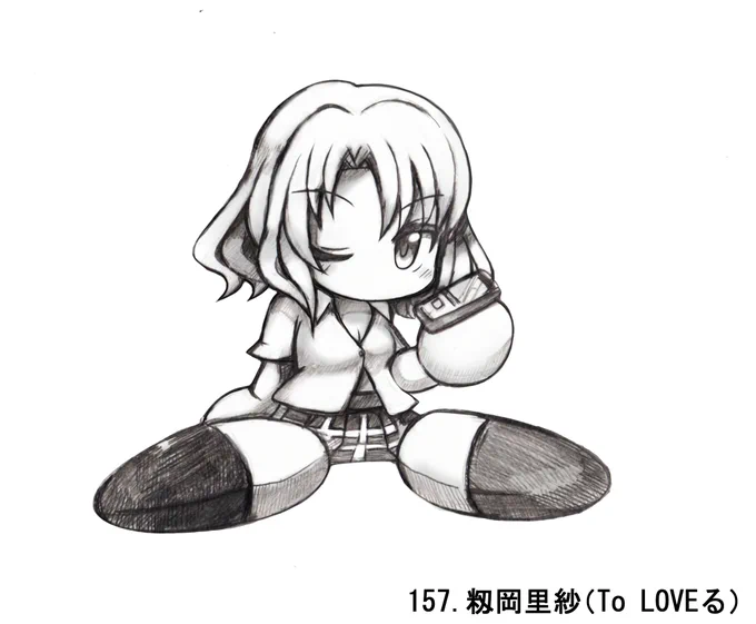 #パワ体化200枚チャレンジ
最近ToLOVEるの序盤の方読み返してたので 