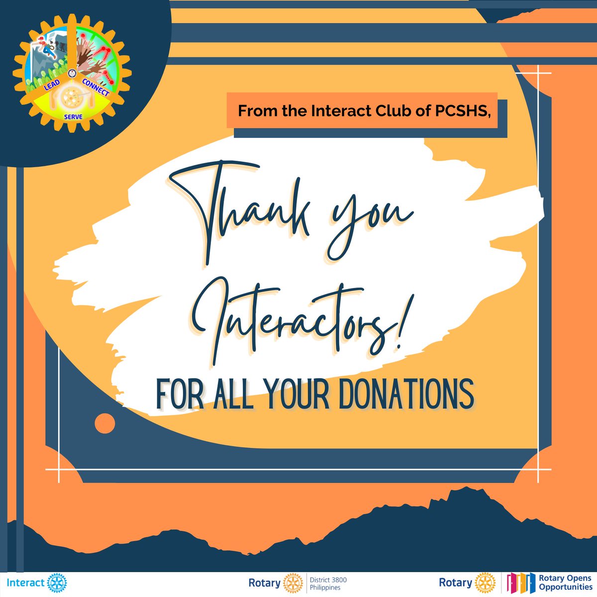 InteractPCSHS's tweet photo. Interact of PCSHS would like to thank all the members for all their donations to help our fellow Filipinos get back on their feet from the impact of Typhoon Ulysses.
#InteractPCSHS
#RotaryOpensOpportunities
Special thanks to:
Michael Jeremy Gomez
Judiel Zuniega
Aleina Banez https://t.co/cil27H1Cgk