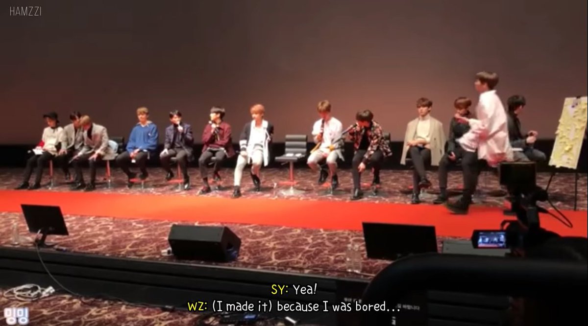 When Woozi said he made 'run to you' because he was bored