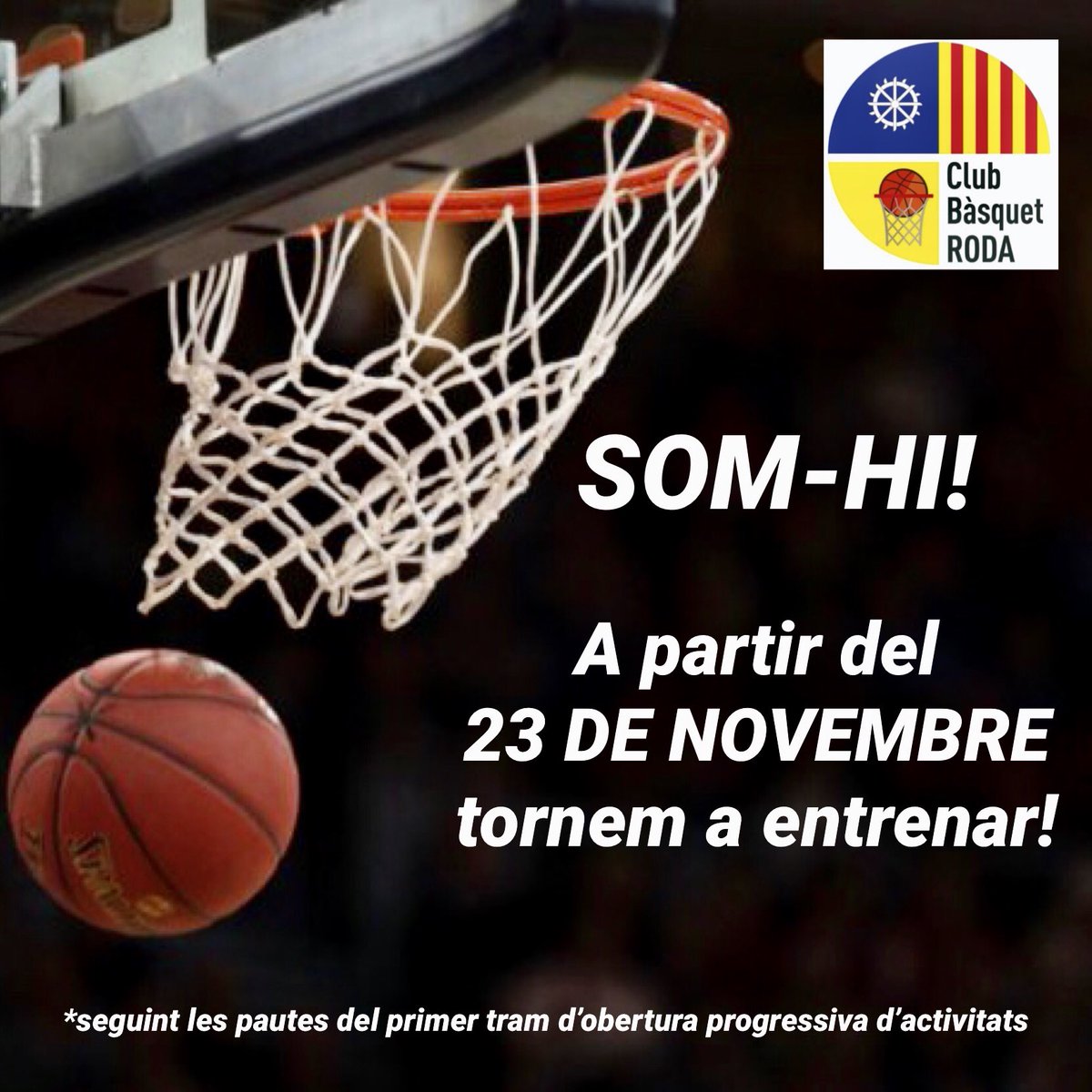 Amb moltes ganes de reprendre l’activitat esportiva!
