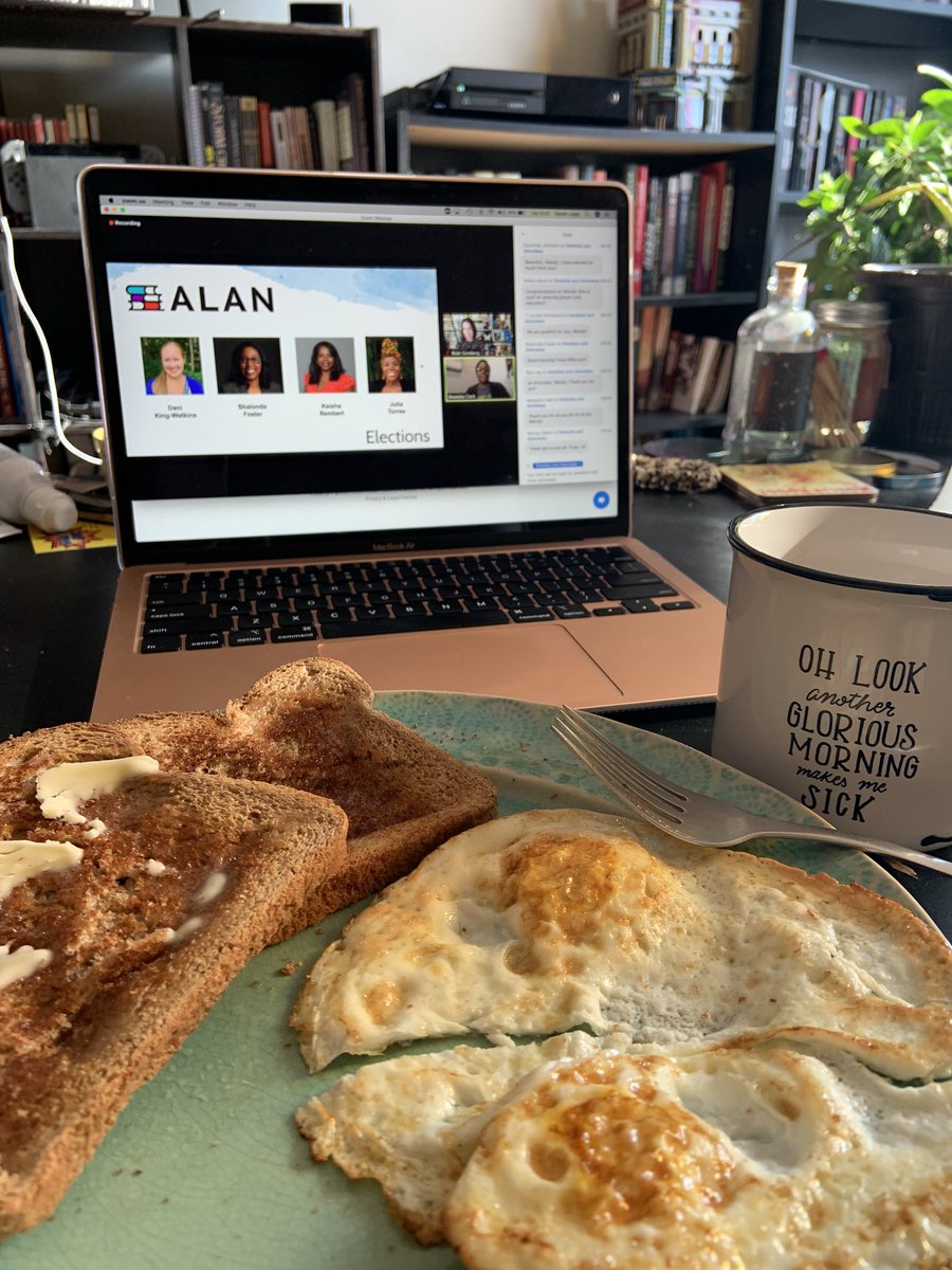 miss_ampersand's tweet photo. ALAN Breakfast 2020. #alanconference #NCTE2020 https://t.co/QNlk6H4d5Y