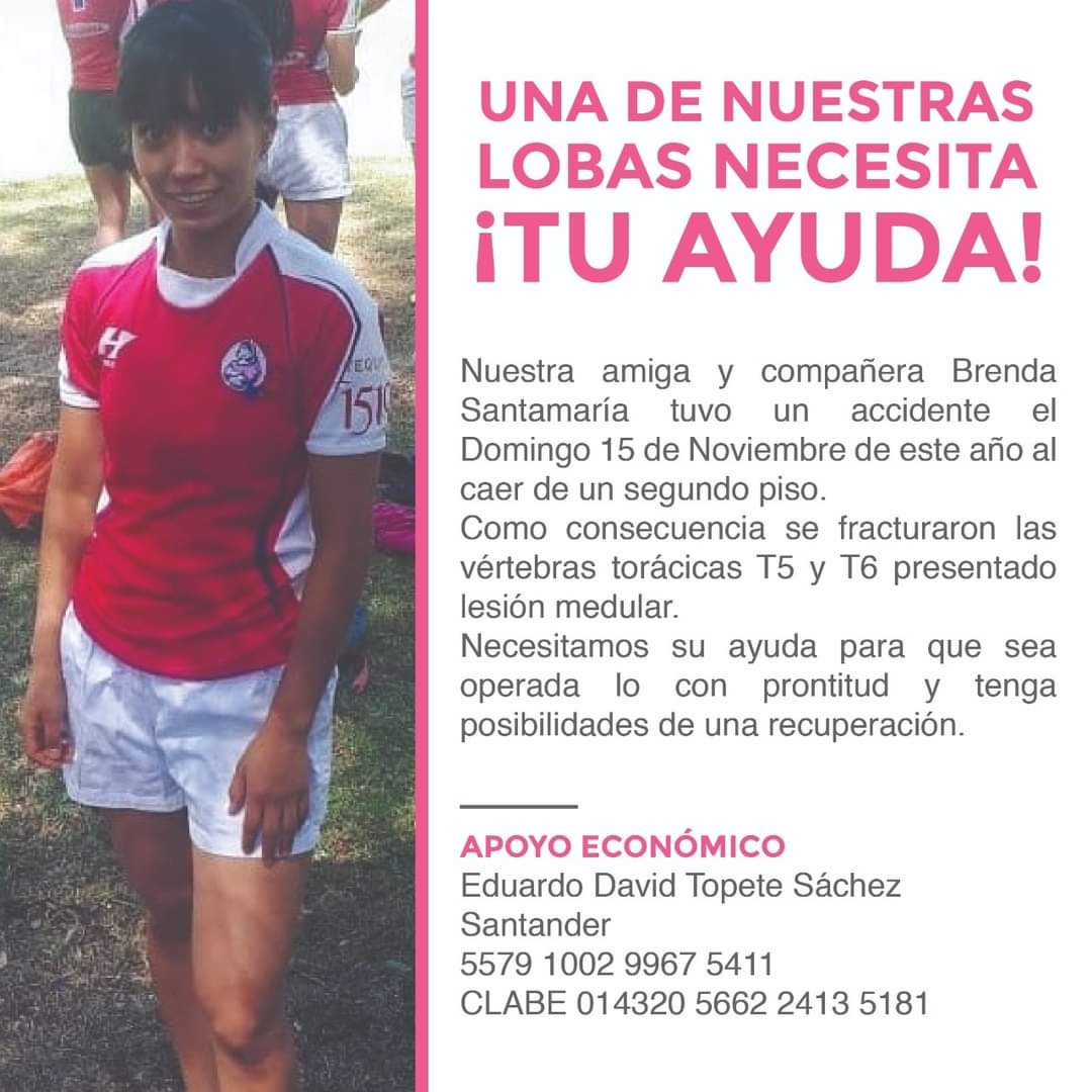 wallabiesrfc's tweet photo. Hoy es momento de unir corazones y esperanza. Una compañera del rugby hoy pasa por una situación delicada. Solicitamos el apoyo de toda la comunidad del rugby para que apoyen a difundir y cooperar en lo que puedan.

Ánimo Brenda! Todos te apoyamos https://t.co/38d77wlnj3