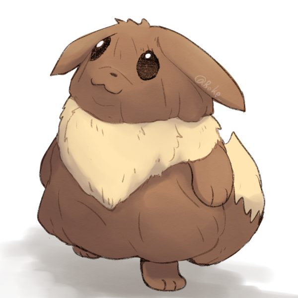 ぼけー Happy Eevee Deflated