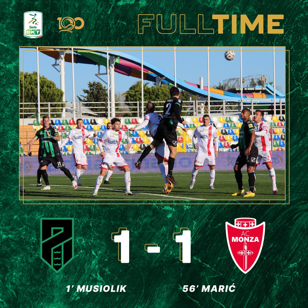 PordenoneCalcio's tweet photo. Pareggio con tanti rammarichi.
#ForzaRamarri #PORMON https://t.co/Q7psnmrEE7