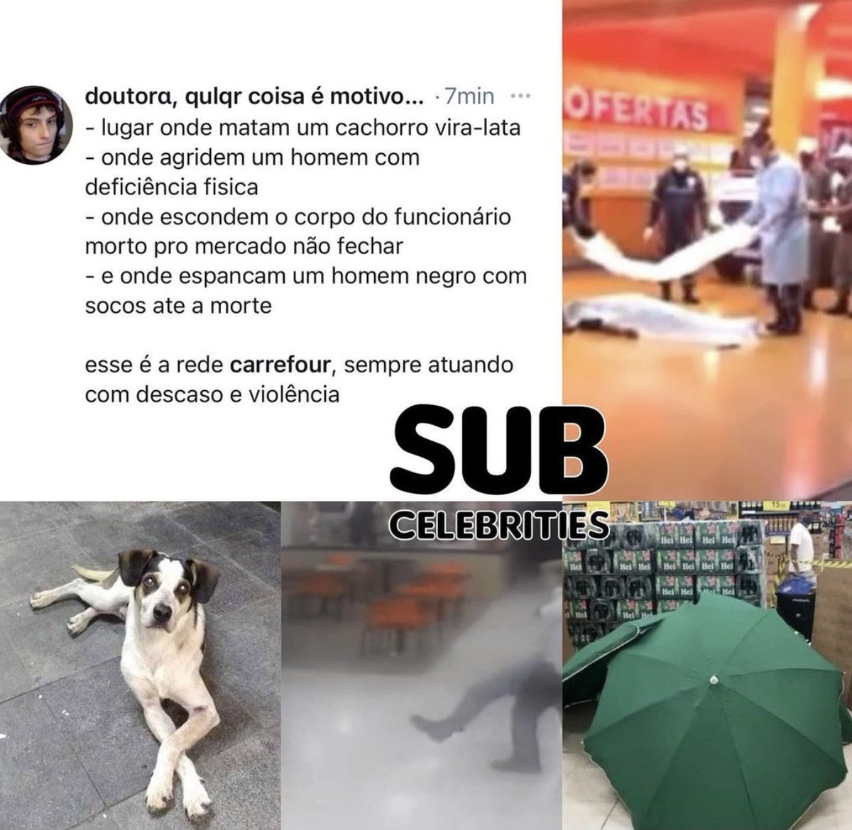 Bekunhavalick's tweet photo. #CarrefourAssasino #CarrefourNuncaMais #boicoteaocarrefour https://t.co/Y28bIh5MNy