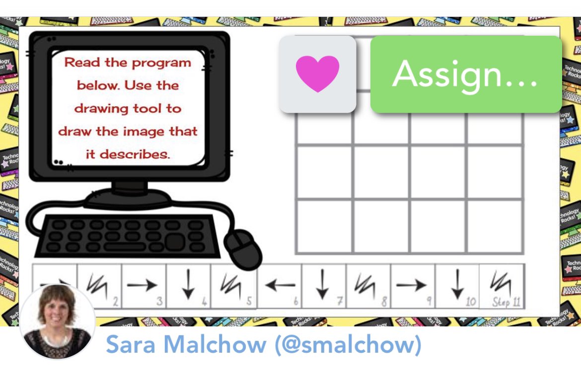 smalchow's tweet image. #HourofCode is just around the corner: Dec 7-13. Here’s a @seesaw activity to coordinate w/ @TeachCode lesson for 3rd. 🔗 app.seesaw.me/pages/shared_a… 👩🏻💻Check out my @Seesaw author page for other unplugged coding activities! app.seesaw.me/class_app_redi… #elemcode #Kidscancode #RaiderStrong