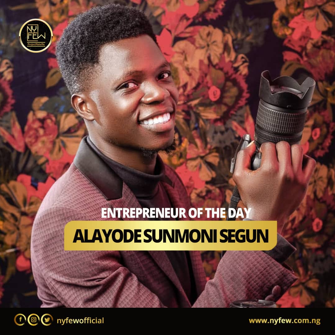Alayode Sunmoni Segun(@alayor_photography on IG)

A graduate of Zenith University, Accra, Ghana. 

A professional and celebrity photographer out of Lagos State 

CEO Campus World Magazine.
Founder Campus Got Talent, Zenith University, Accra