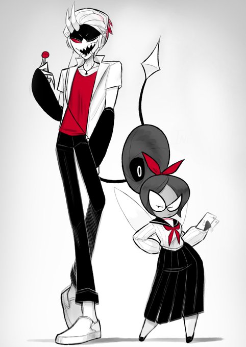 Oh I drew these last year! ?✨✨

These two get in trouble a lot https://t.co/5g8HW4Ib9H 