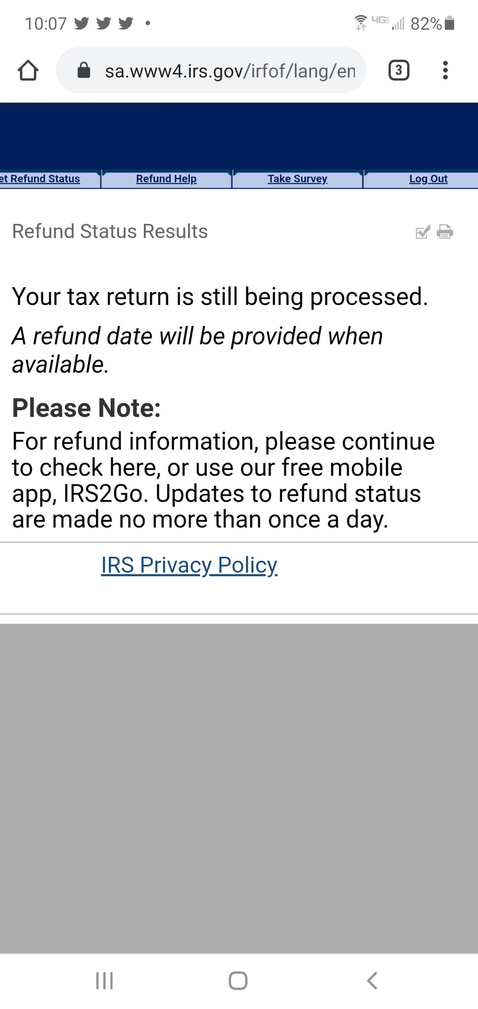 Is IRS still processing 2023 tax returns? Leia aqui What do I do if I