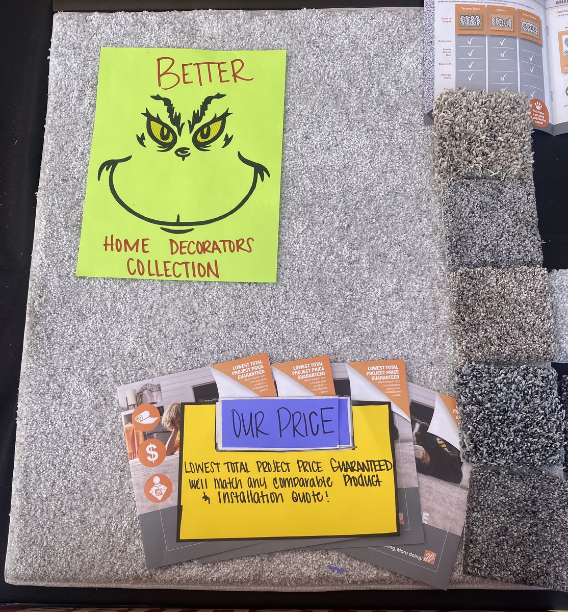 AnnieH_HD's tweet image. Looking to get new carpet before Christmas? 🎄Come chat with the #OGSpecialtyTeam to get scheduled for your measure today!  #PMDwinswithServices #D328SpecialtyPride @RRWest2 @dan__lloyd @christinap410 @ShawnMinkner @PabstBen @deanosettle @AlejandroTHD @HDTevinFreeman