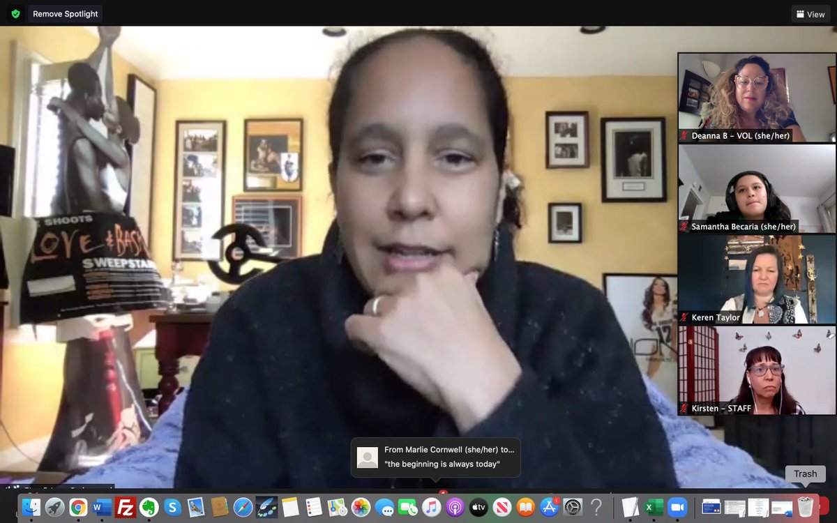 TVDeeva's tweet photo. “Anybody can portray reality but an artist portrays what reality should be.” - @WriteGirlLA guest Gina Prince Blythwood. Amen! #JournalIt #writerscommunity @GPBmadeit https://t.co/QwxwvUWaZU