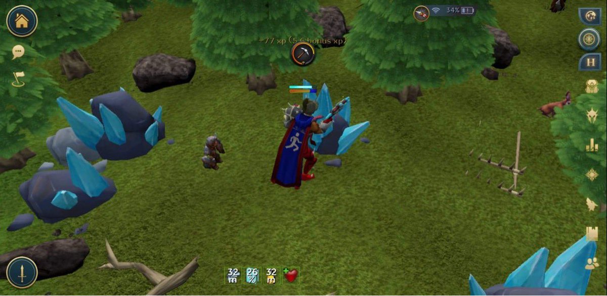 R3dHanded's tweet photo. Almost 111 mining! @RuneScape #runescape #rs3 #rs3mobile #runescapemobile https://t.co/3x2yHy7ESO