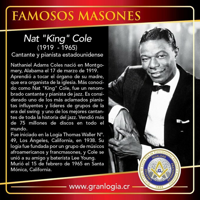 TheSquareMag's tweet photo. The Square Magazine #masonic update RT: @GranCr… #freemason #freemasonry #masons... Hay música simplemente espectacular, alguna del recuerdo que nos lleva a un viaje en el tiempo. Hoy en nuestra sección de #MasonesFamosos les presentamos al #QH #NatK… https://t.co/Kzm1Wbmme6 https://t.co/XlZRfFBz51
