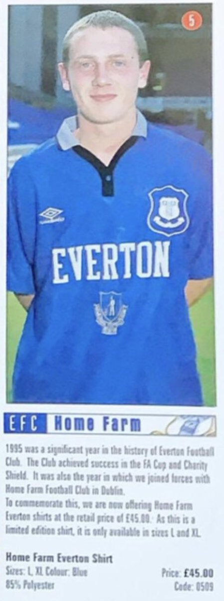 #153 Home Farm Everton0-2 EFC -Nov 9 1995. Between 1995 & 1999 EFC had a sponsorship deal with Home Farm (Ireland) leading to them bearing Everton’s name & EFC having 1st pick of their best players (EFC signed Richard Dunne in 1996). Goals from Barlow & Rideout gave EFC the win.