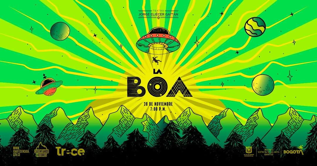 La BOA (@laboaofficial) on Twitter photo ¡Amistades!
Ya esta todo listo para el show con el que celebramos 7 años de historia y con el que cerramos la temporada 2020.
El próximo sábado 28 de noviembre por las redes del <a href="/TeatroJEG/">Teatro Jorge Eliécer Gaitán</a>
#CalentandoMotores ¡Amistades!
Ya esta todo listo para el show con el que celebramos 7 años de historia y con el que cerramos la temporada 2020.
El próximo sábado 28 de noviembre por las redes del <a href="/TeatroJEG/">Teatro Jorge Eliécer Gaitán</a>
#CalentandoMotores