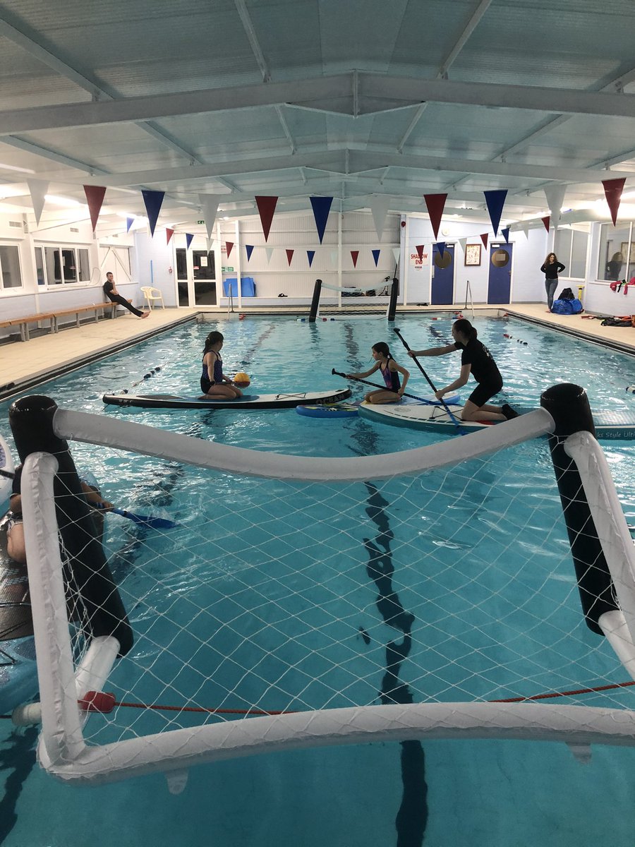 IslandSUPWales's tweet photo. The Island SUP youth crew enjoyed their 1st #suppolo session this evening. They all did incredibly well, fantastic paddling everyone! π #youthsup #kidsthatsup #supskills #teamwork #ballskills #passing #scoring #defending #poolsup #wintersupfun https://t.co/xUi2QcY9g7