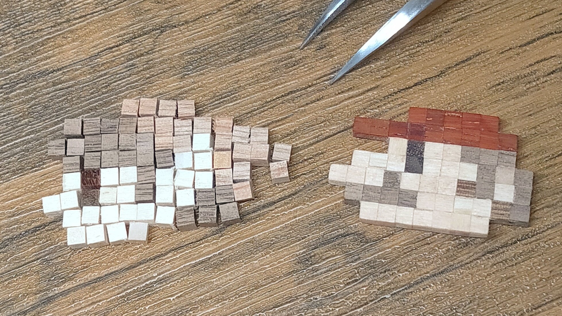 163 接着前の初代リンクの横顔 ドット絵 ドット絵寄木 ゼルダの伝説