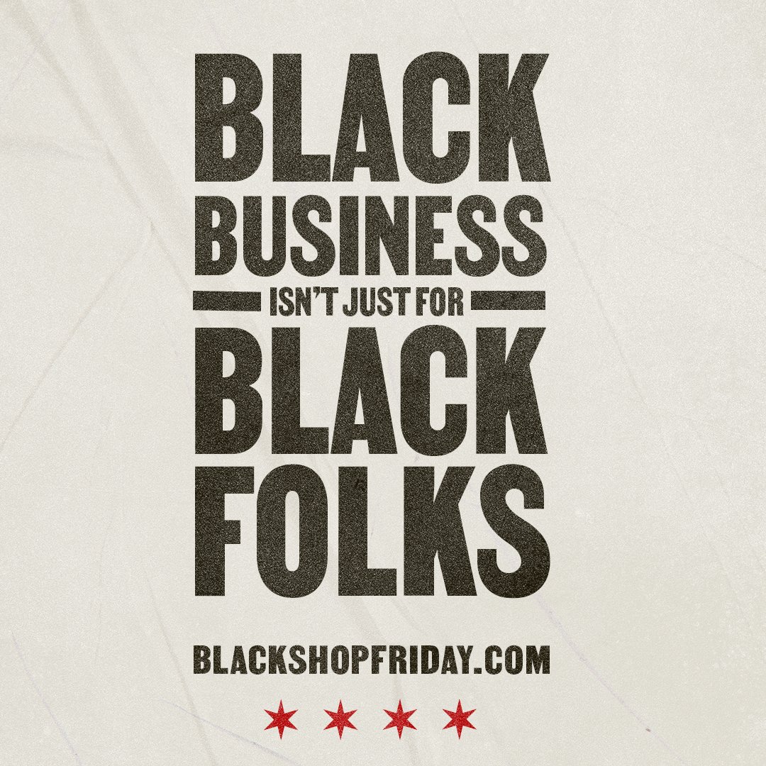 It isn’t. T-minus 3 days until #BlackShopFriday launches! Support your local small business for the holidays: blackshopfriday.com