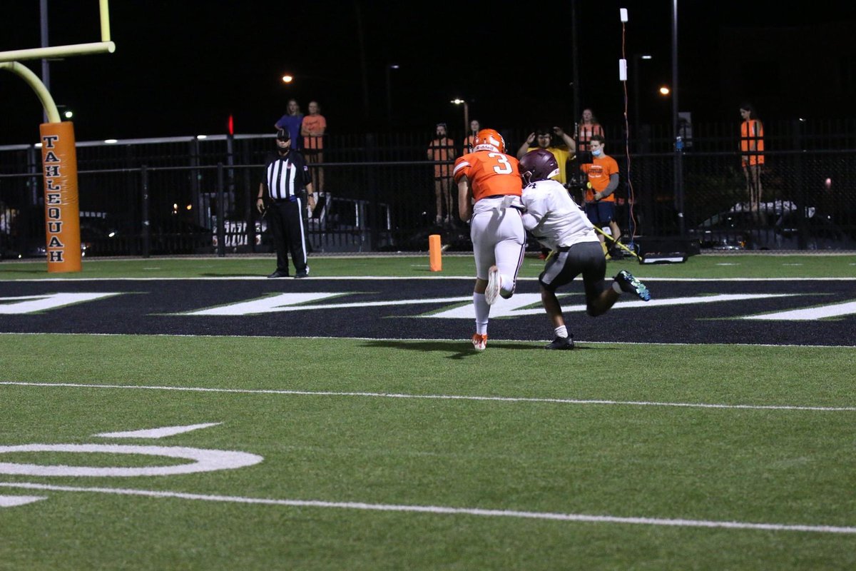 TannerChristi12's tweet photo. Last night was the last time to ever put on a Tahlequah helmet. Thank you Tahlequah football for teaching me so many lessons through out the years. Thank you for every coach that has taught me life lessons through football. It has been an honor representing the stacked T’s. #3out https://t.co/qij6rITdSf