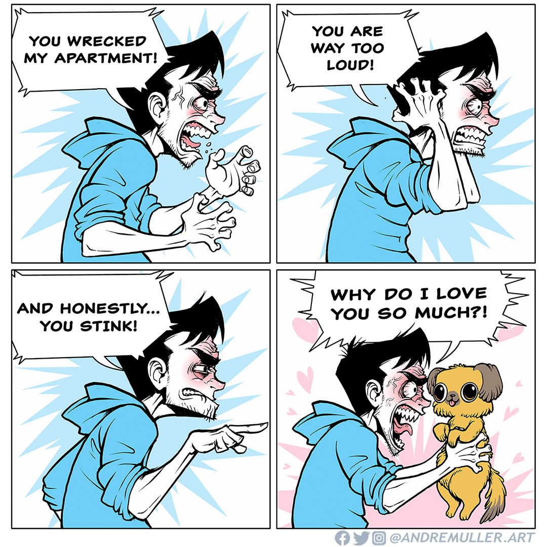 Why are you the way you are?! #webcomic #dogmemes