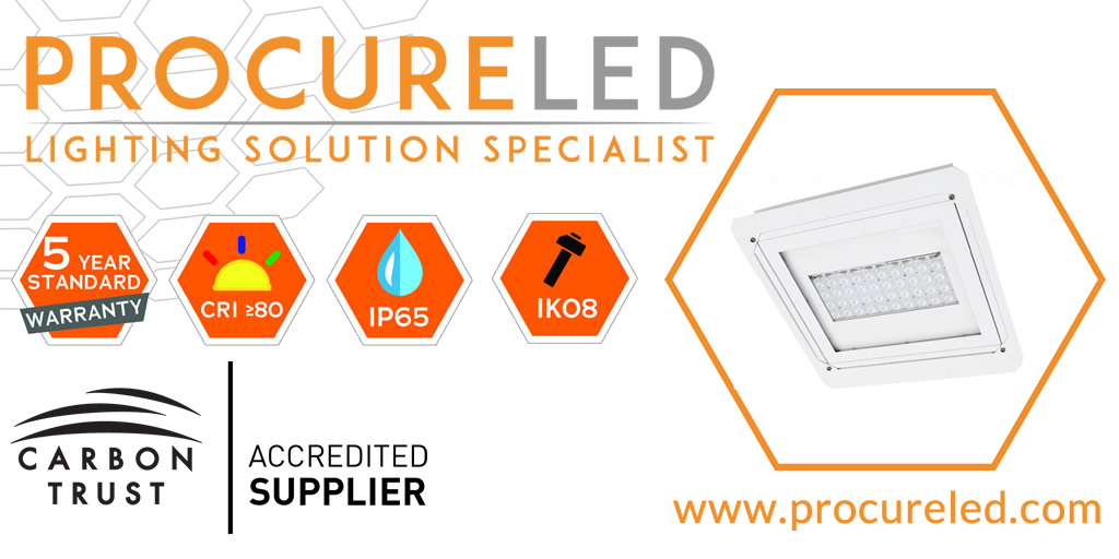 ProcureLED's tweet image. Pylux is an efficient IP65 LED recessed low bay with a luminous flux up to 15,187 lumens. It is designed almost exclusively for direct replacement in petrol pump forecourts. Different optics...

Read more about this product procureled.com/pylux-led
#Lighting #LED