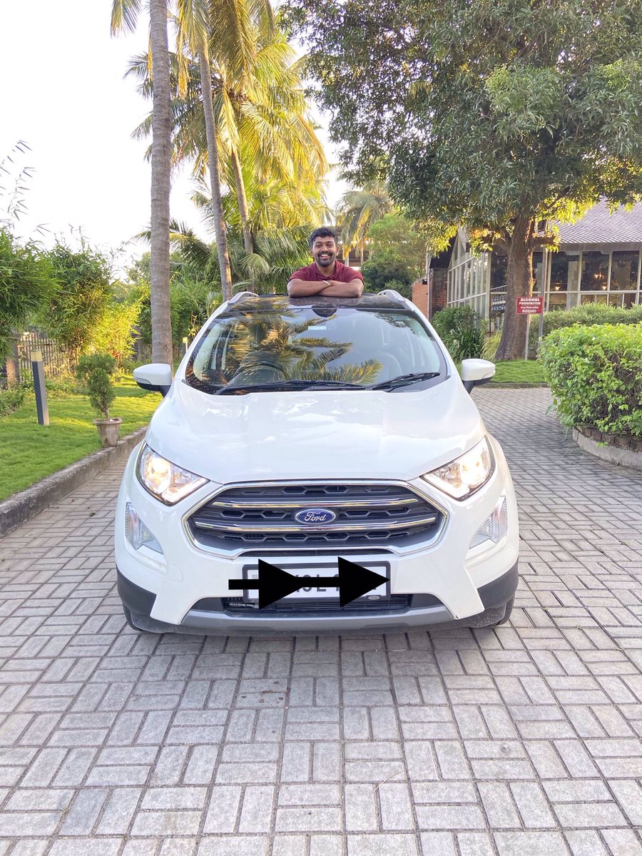 pravin_johny's tweet photo. First time long drive. Good driving experience .
Thanks @FordIndia #positivity #ford #ecosports #titaniumplus #fordindia #car #friends https://t.co/nGaJznxLsx