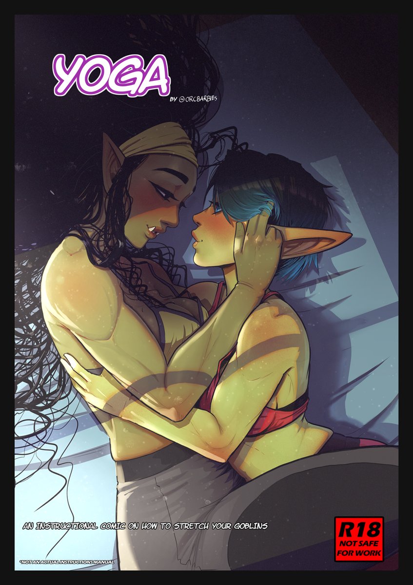 OrcBarbies's tweet photo. Sexual Orc and Goblin Yoga Stretches Pg 2-3 https://t.co/B7eSAyCZEb