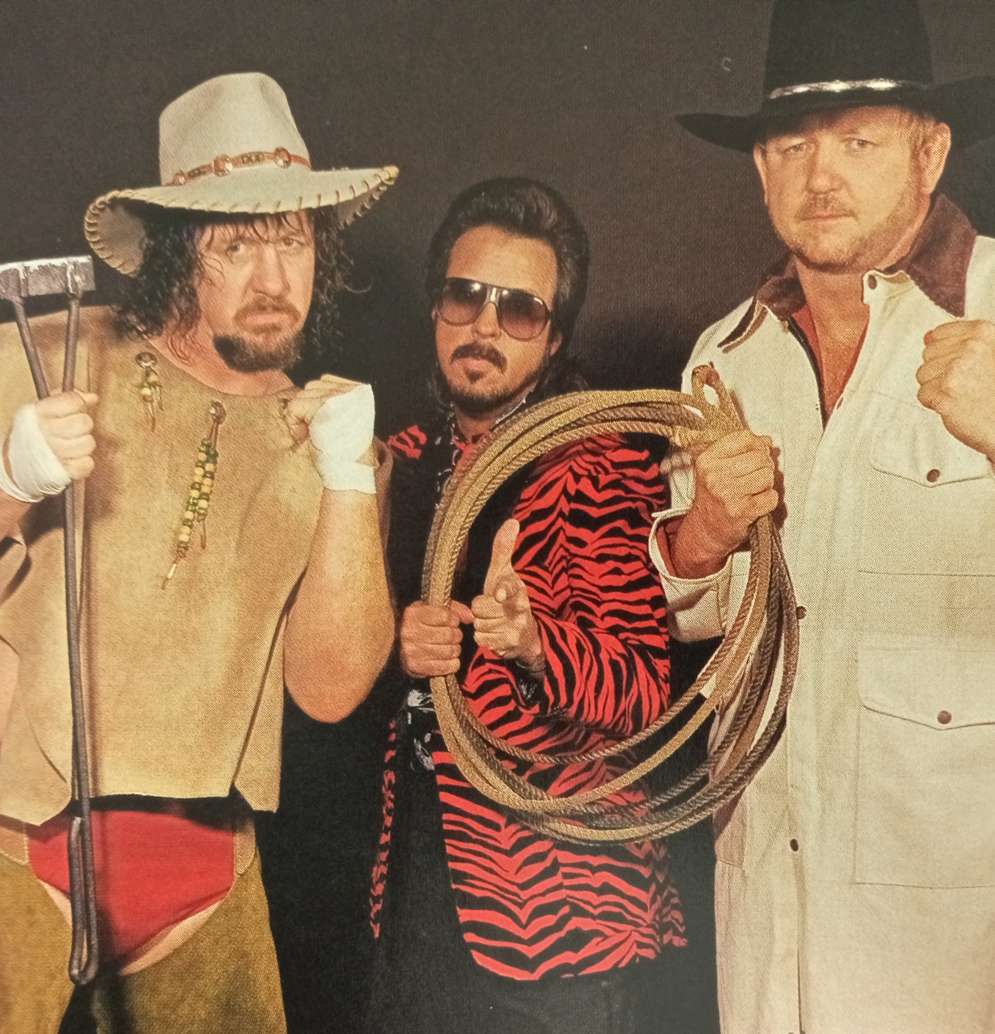 Rasslin' History 101 on Twitter: "Brothers Terry and Hoss(Dory Funk Jr.)Funk,managed by Jimmy Hart back in 1986… "