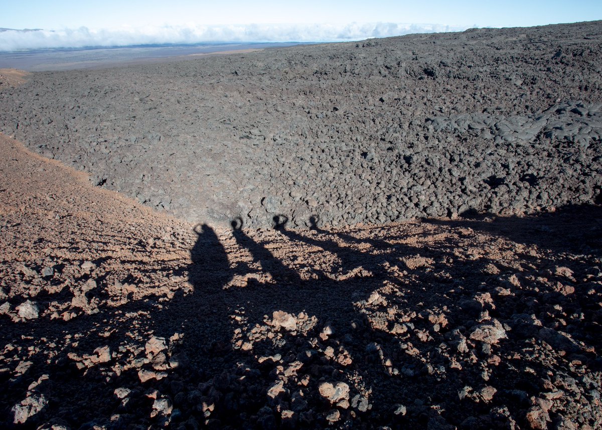 HI_SEAS's tweet photo. EVAs on the Moon: the ultimate and literal game of “the floor is lava.” Selene II began EVAs today… and crewmember nicknames. @astro_michaela @astro_greaves @antenna_karen #hiseas #seleneII https://t.co/w6Rh1Ff3vX