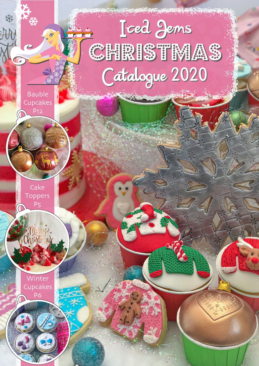 Our 2020 Christmas Catalogue is now available to view and has loads of cake decorating inspo! issuu.com/icedjems/docs/… ☺️