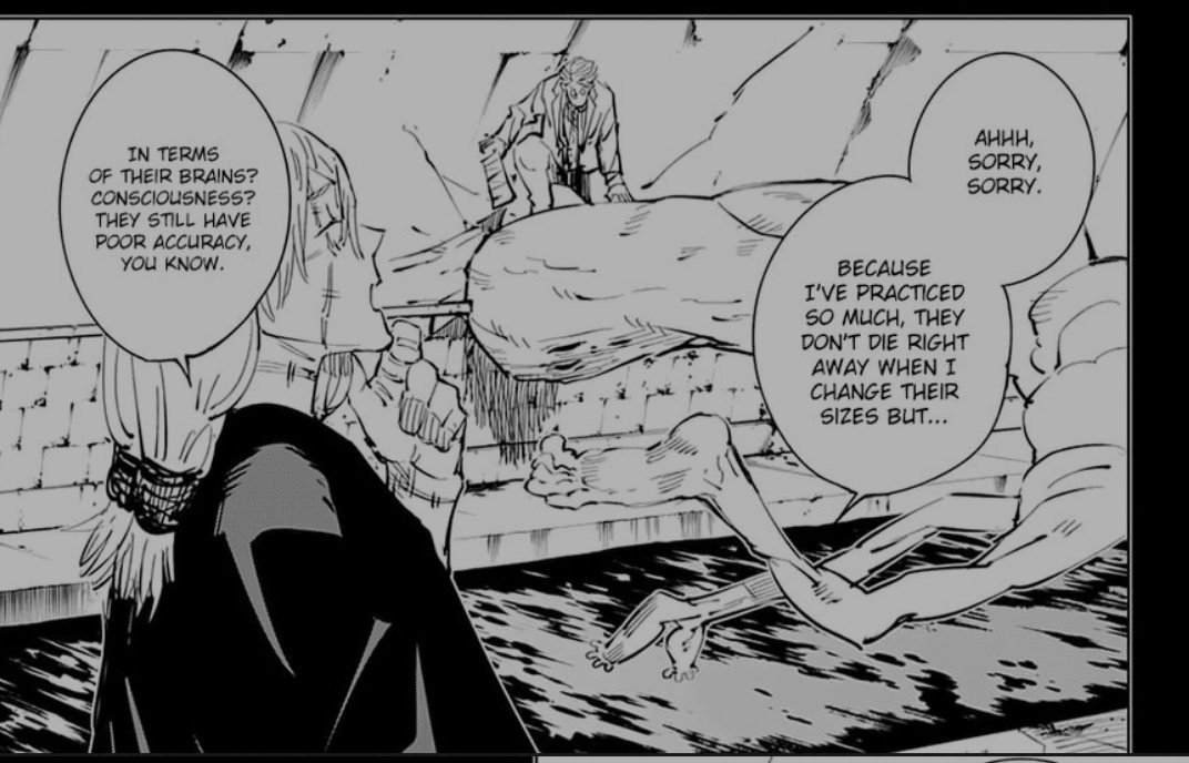 Thats why mahito had to practice his transfigurations until he could keep them alive because he needed to learn how to transfigure the soul without making it non-functional.